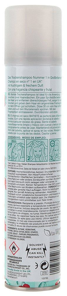 Сухий шампунь Batiste Original Cherry 200 мл