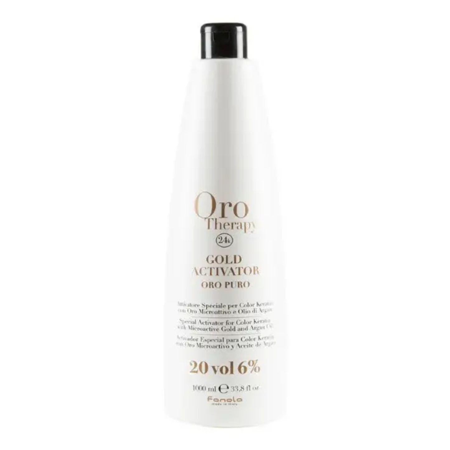 Активатор з мікрочастинками золота Fanola 6% (20 Vol.) Oro Therapy 1000 мл