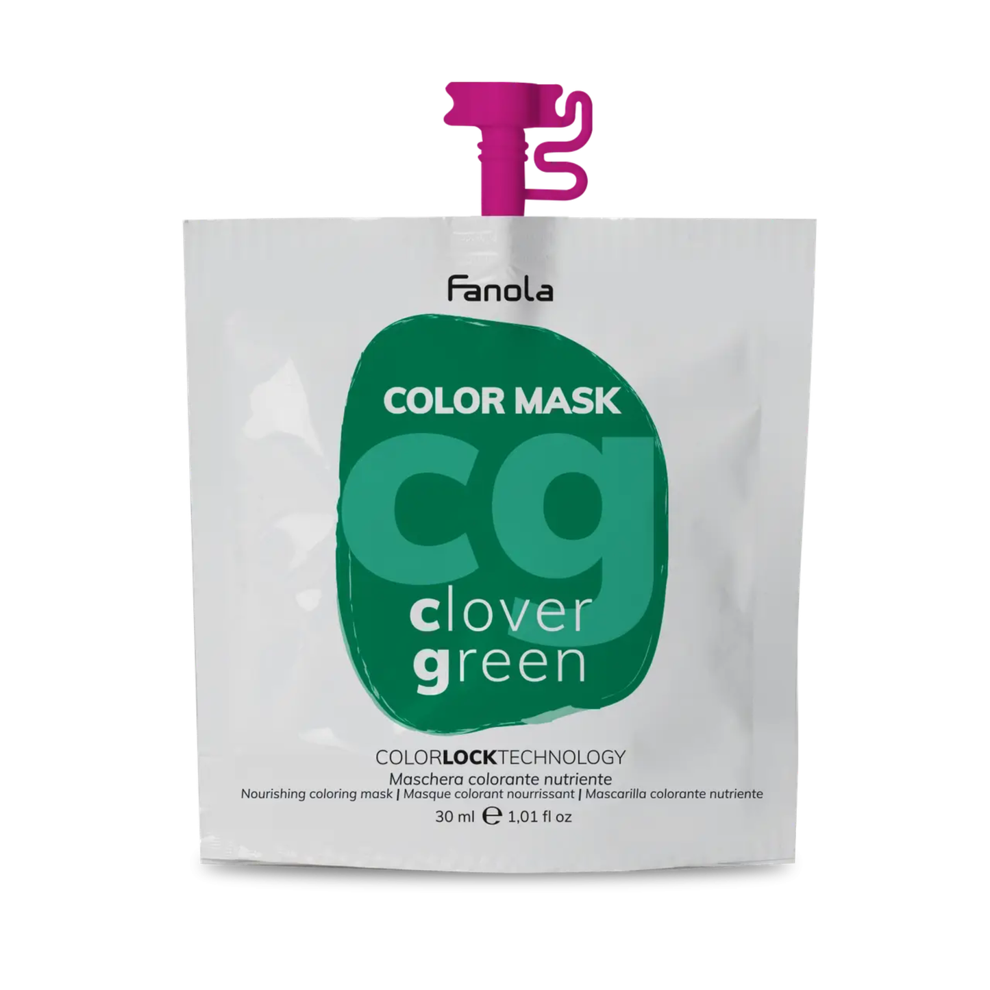 Маска тонуюча Зелена конюшина Fanola Clover Green Mask, 30 мл