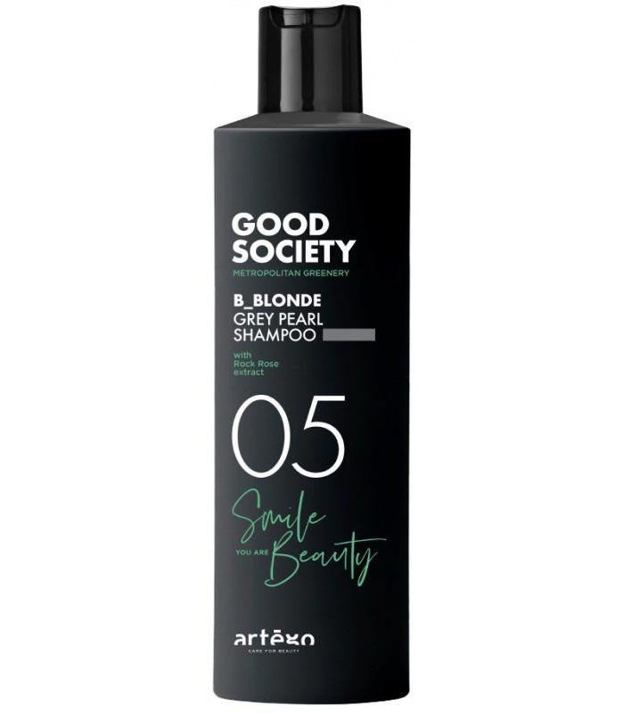 Шампунь відтіночний з попелясто-сірою пігментацією Artego 05 B-Blonde Grey Pearl Shampoo, 250 мл