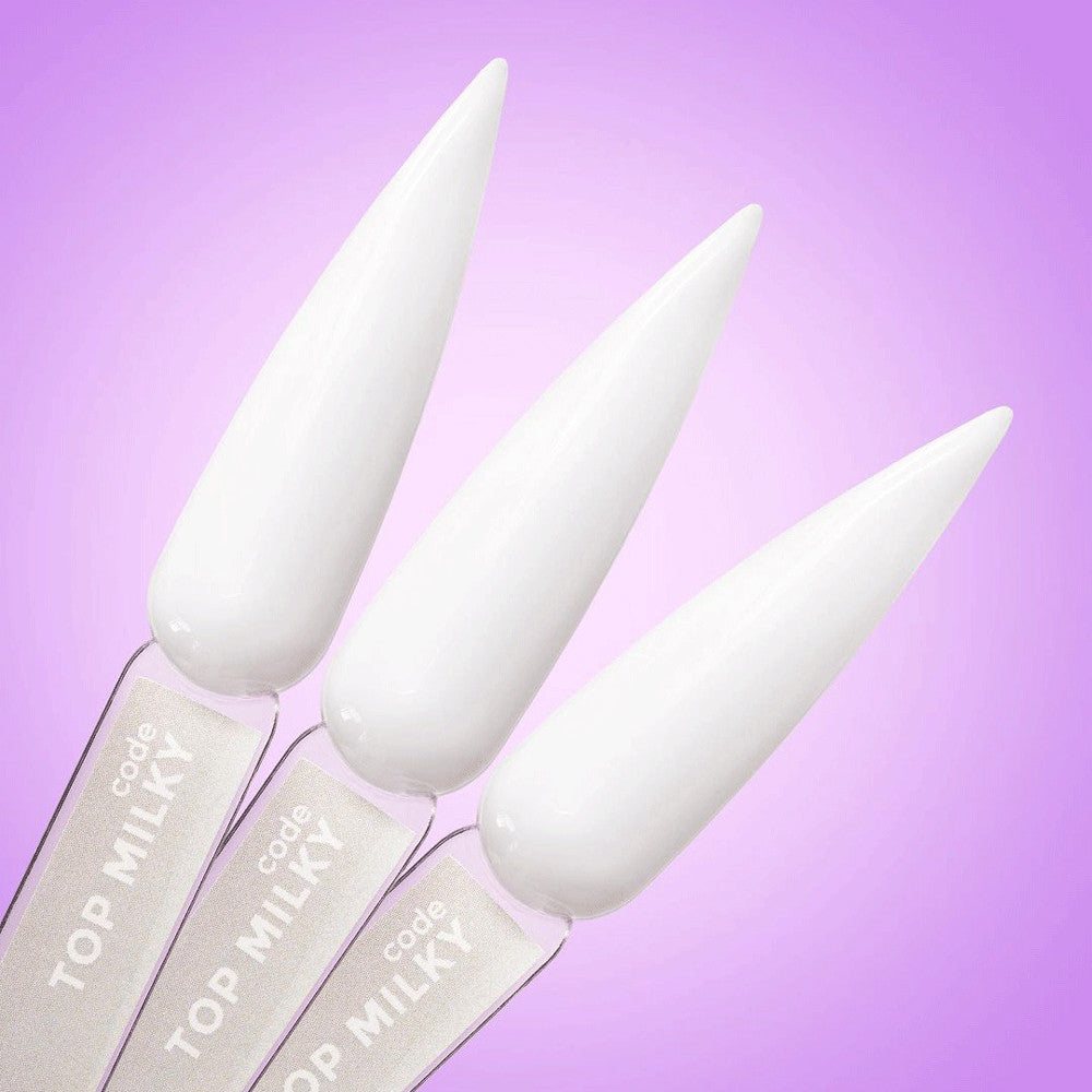 Топ для гель-лаку DNKa Cover Base Top Milky, 12 мл