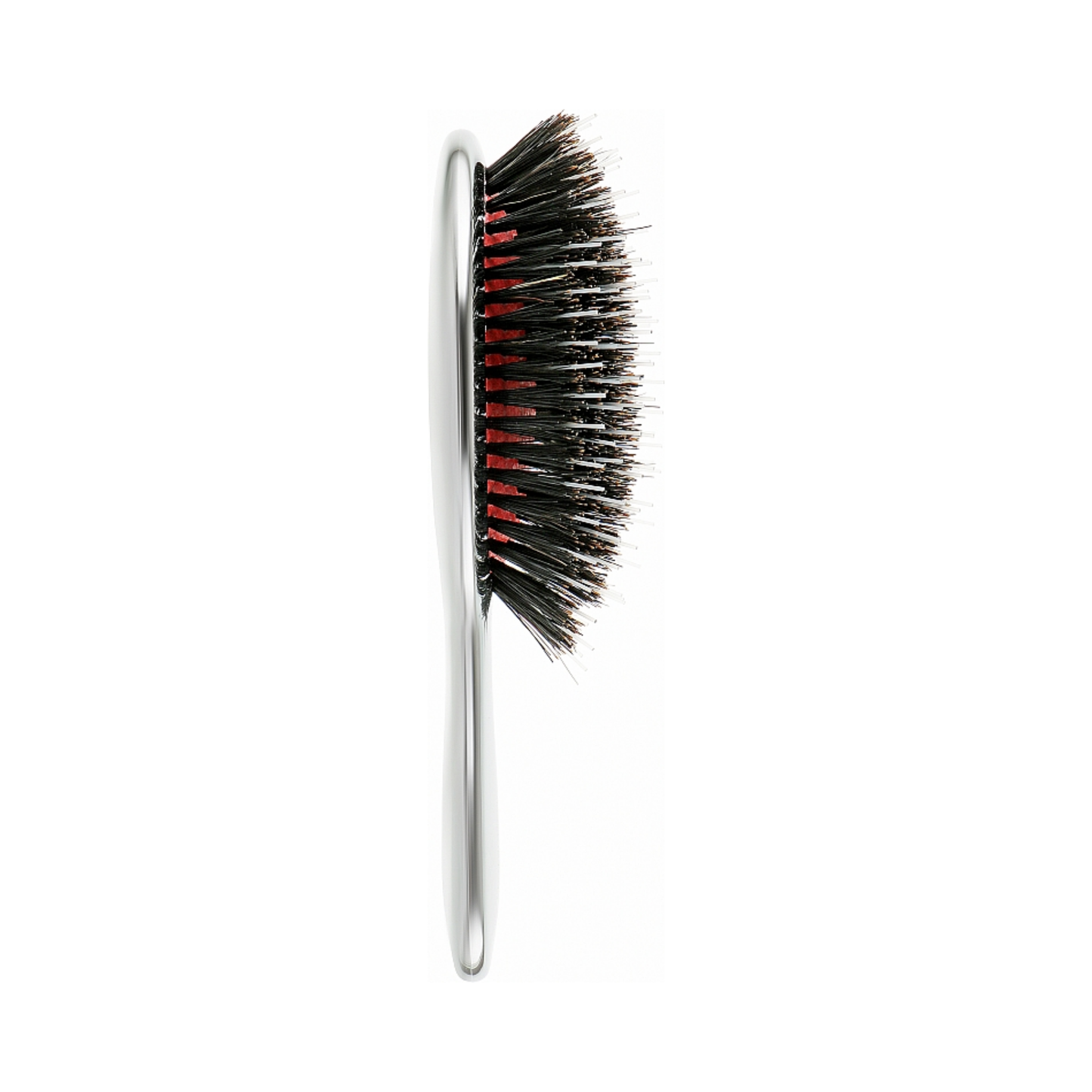 Щітка для волосся з натуральною щетиною кабана та нейлоном Silver Hairbrush Janeke S