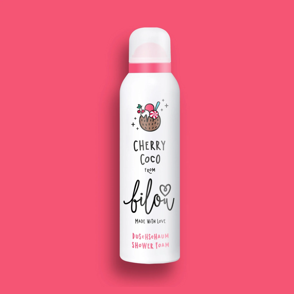 Пінка для душу Cherry Coco Shower Foam Bilou 200 мл