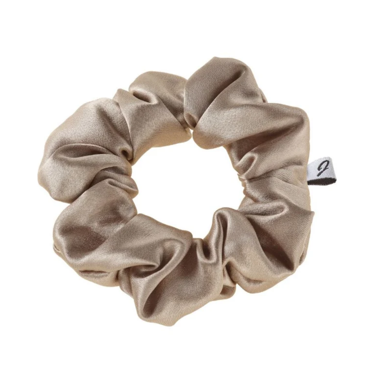 Резинка для волосся велика бежева Elastic Scrunchie Janeke