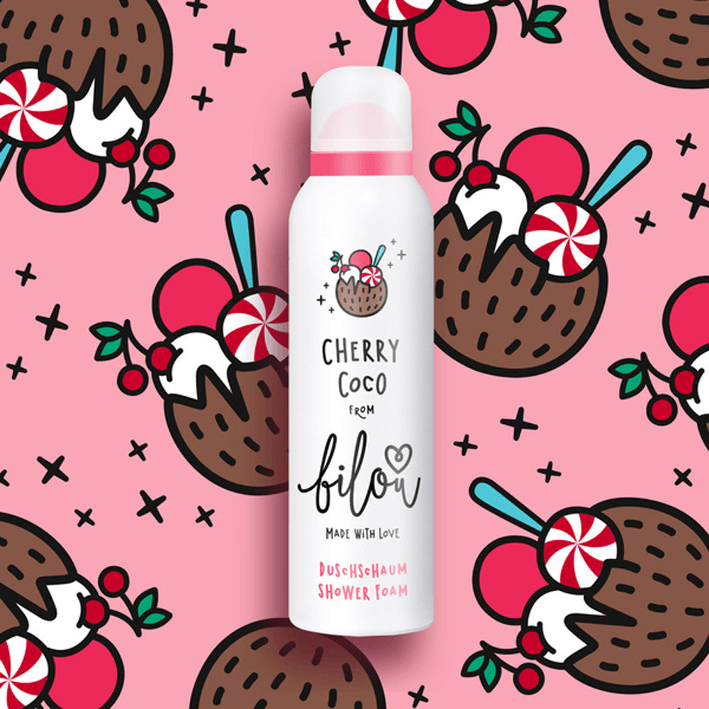 Пінка для душу Bilou Shower Foam Cherry Coco, 200 мл