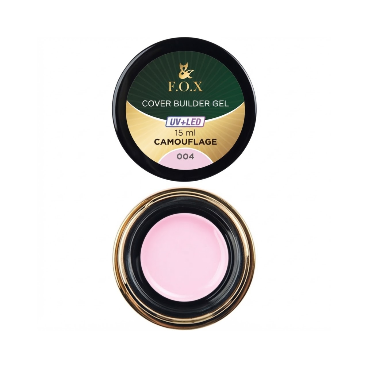 Камуфляжний моделювальний гель Cover Builder Gel FOX №004 15 мл