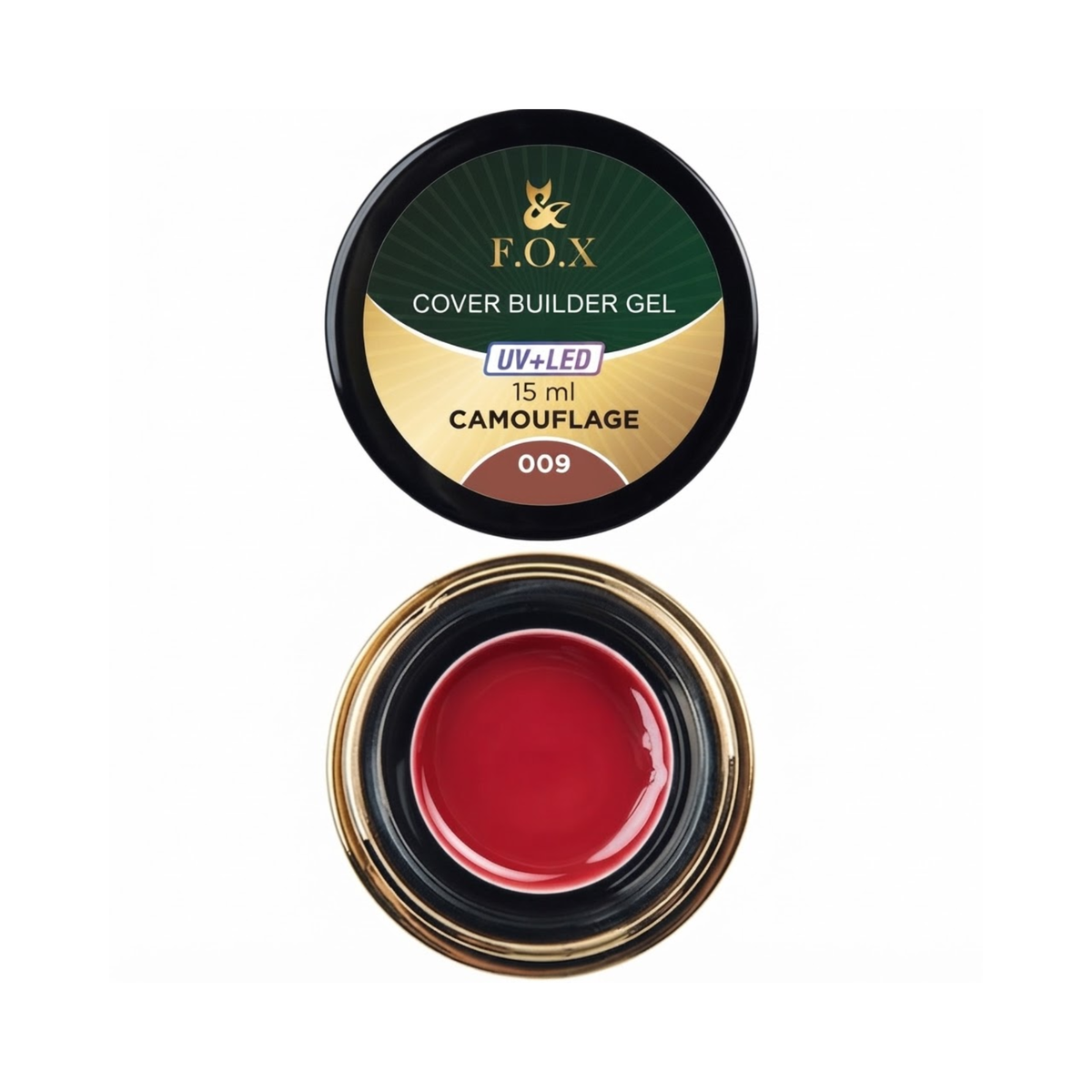 Камуфляжний моделювальний гель Cover Builder Gel FOX №009 15 мл