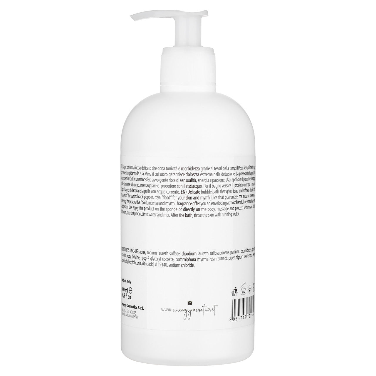 Гель для душу Sinergy Soft touch Myrrh and Black Pepper 500 мл