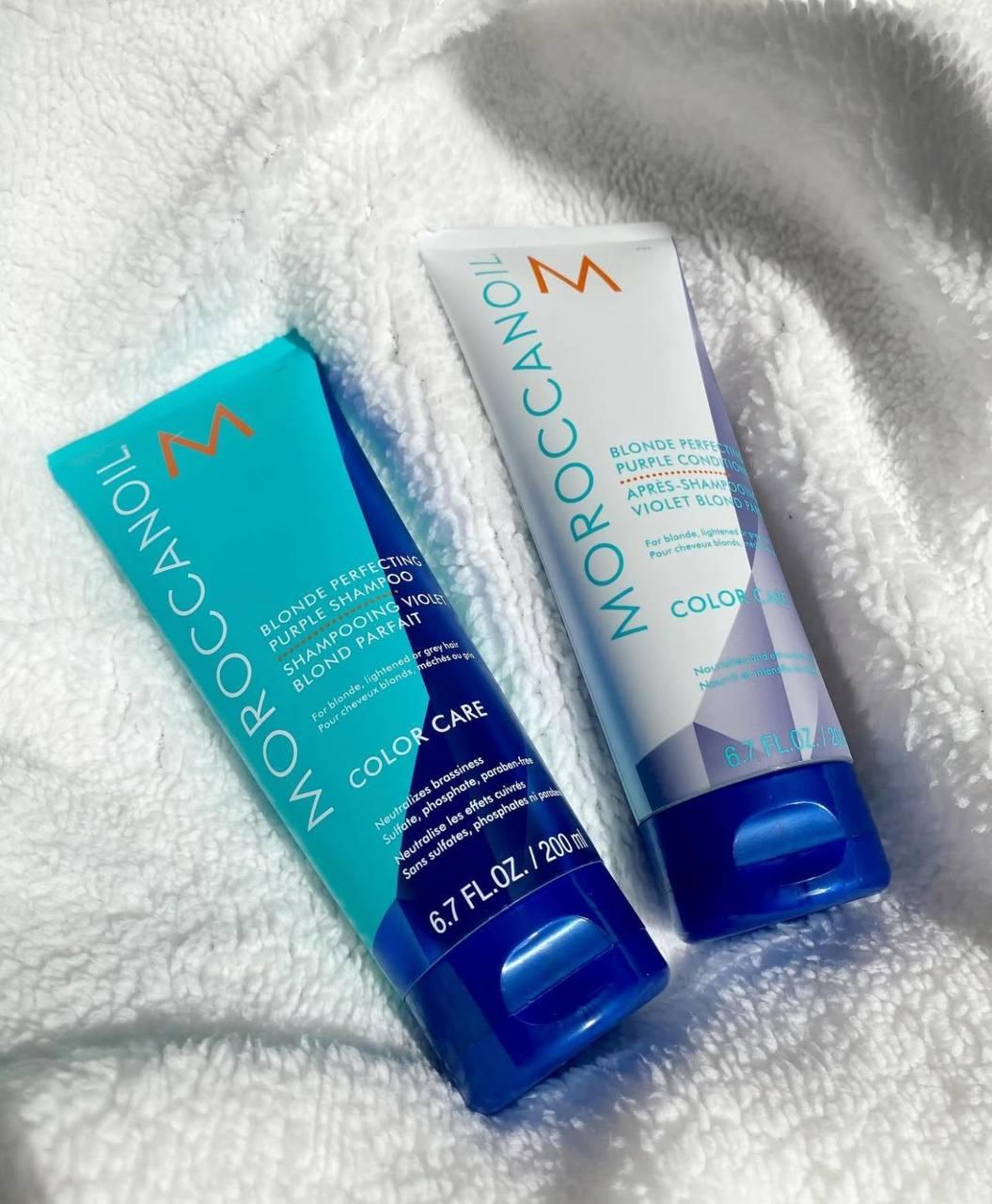 Шампунь фіолетовий Moroccanoil Blonde Perfecting Purple Shampoo 70 мл