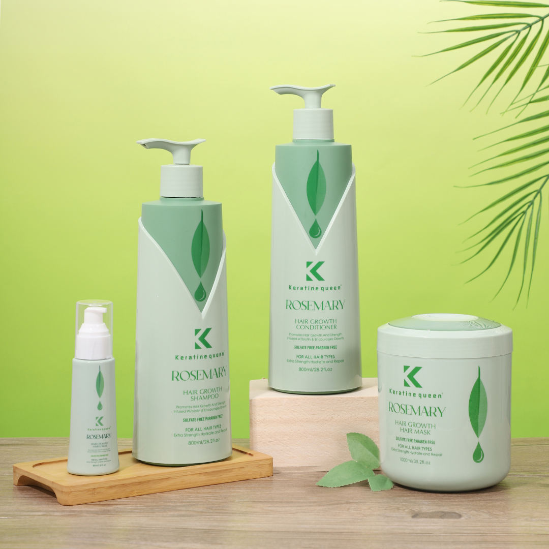 Маска для росту волосся з розмарином Keratin Queen, 1000 мл