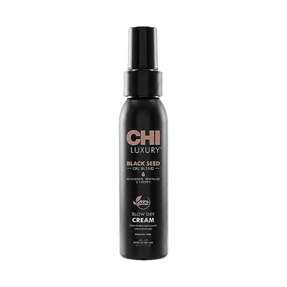 Розгладжуючий термо крем для волосся з олією чорного кмину Chi Luxury Black Seed Oil Blow Dry Cream, 177 мл