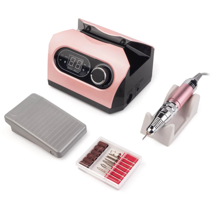Фрезер Bucos Nail Drill ZS-717 Pro Pink (35000/65W) укр. інструкція + 6 фрез