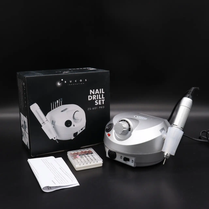Фрезер Bucos Nail Drill ZS-601 Pro Silver (35000/45W) + 6 фрез укр. інструкція