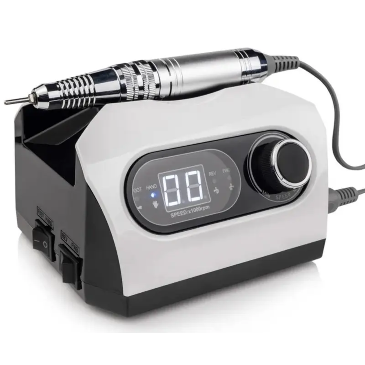 Фрезер Bucos Nail Drill ZS-717 Pro White (35000/65W) укр. інструкція + 6 фрез