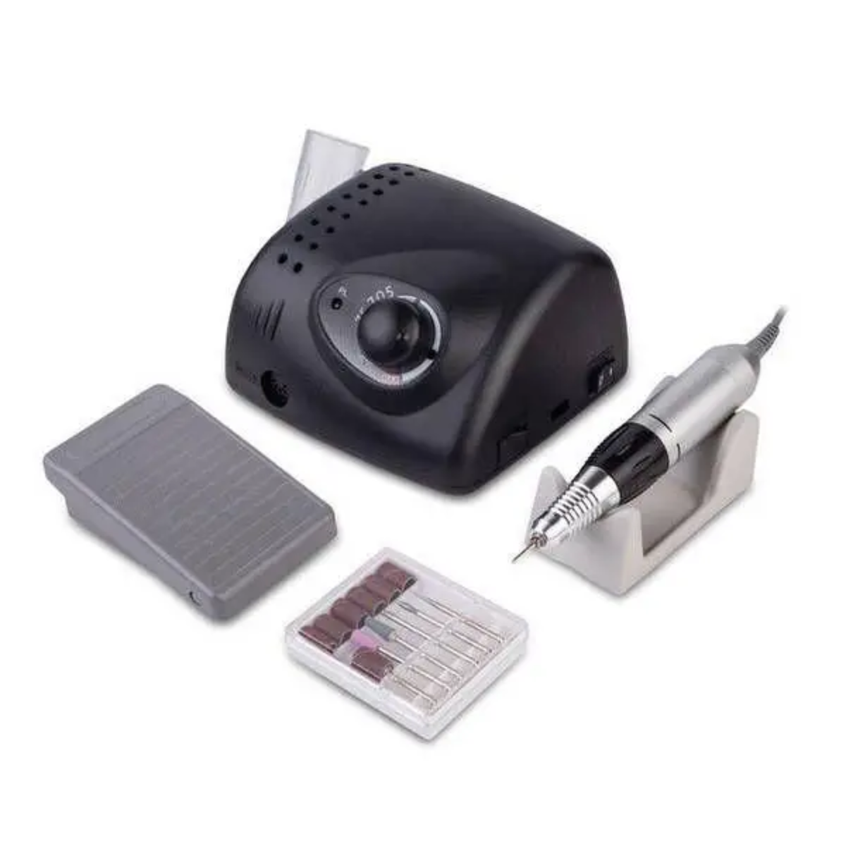 Фрезер Bucos Nail Drill ZS-705 Pro Black (35000/65W) укр. інструкція + 6 фрез