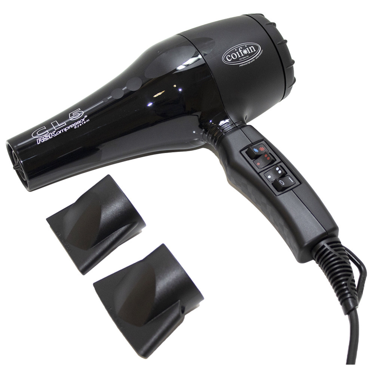 Фен для волосся Coifin CL5R без іонізації, чорний  2300W