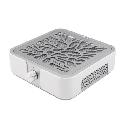 Витяжка для манікюру та педикюру Cyclone X3 з НЕРА-фільтром 72W SILVER