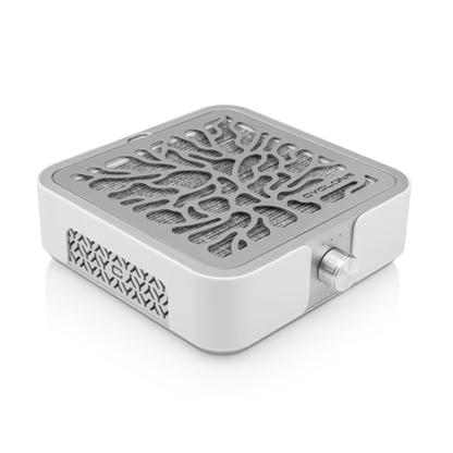 Витяжка для манікюру та педикюру Cyclone X3 з НЕРА-фільтром 72W SILVER