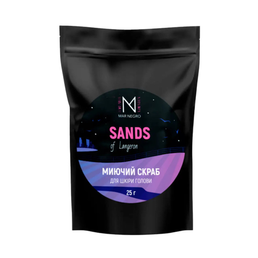 Скраб для шкіри голови миючий Inoar Mar Negro Sand of Langeron, 25 г