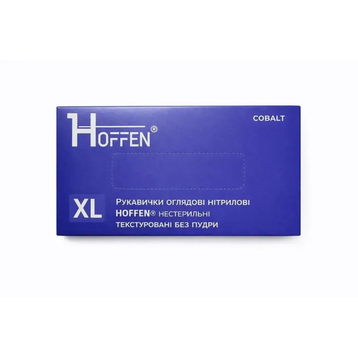 Рукавички нітрілові кобальт HOFFEN (3,5 г) XL 100 шт