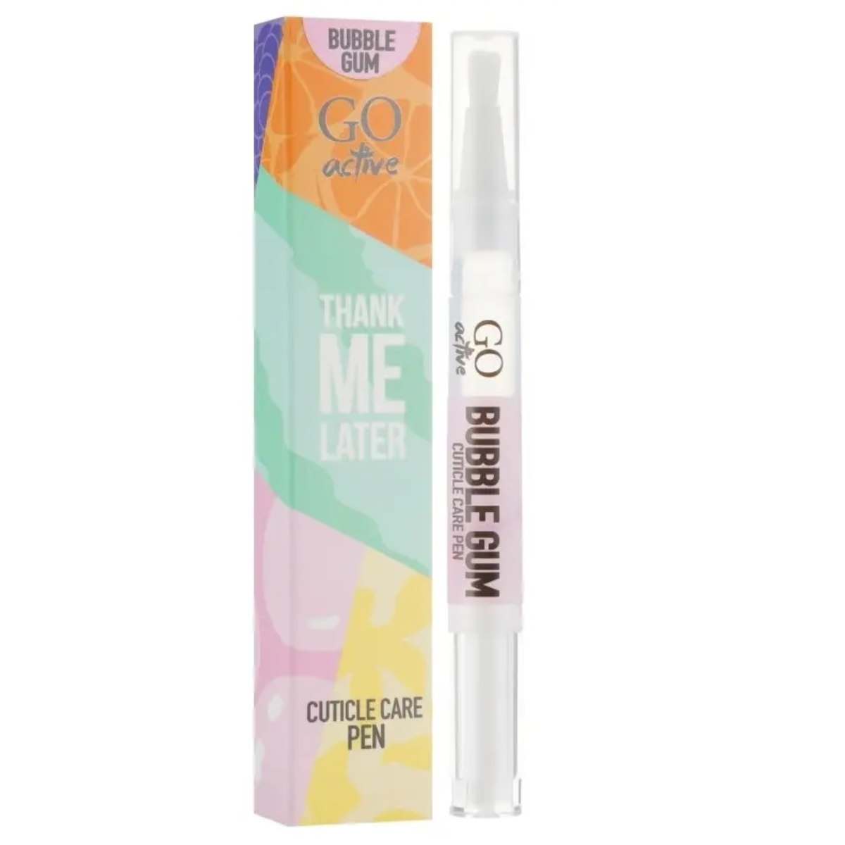 Олія для кутикули в ручці Go Active Cuticle Oil Bubble Gum, 2.5мл