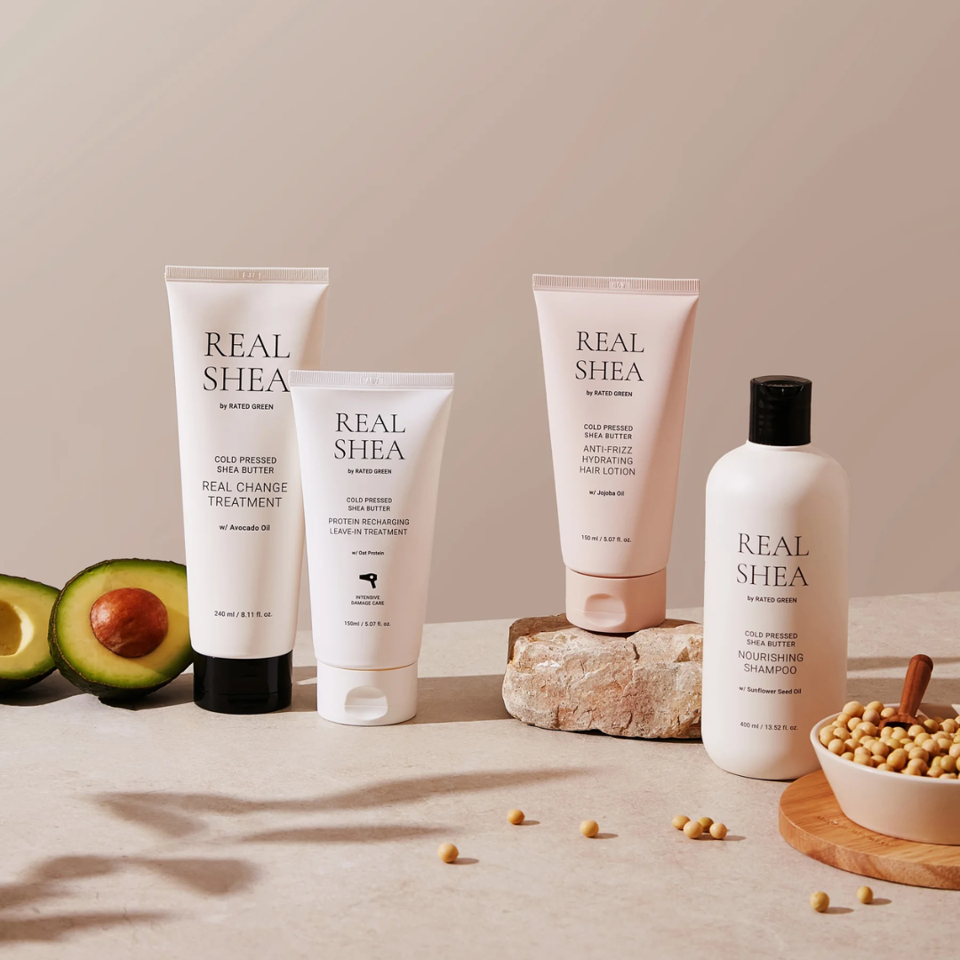 Шампунь живильний з маслом ши REAL SHEA Rated Green 400 мл