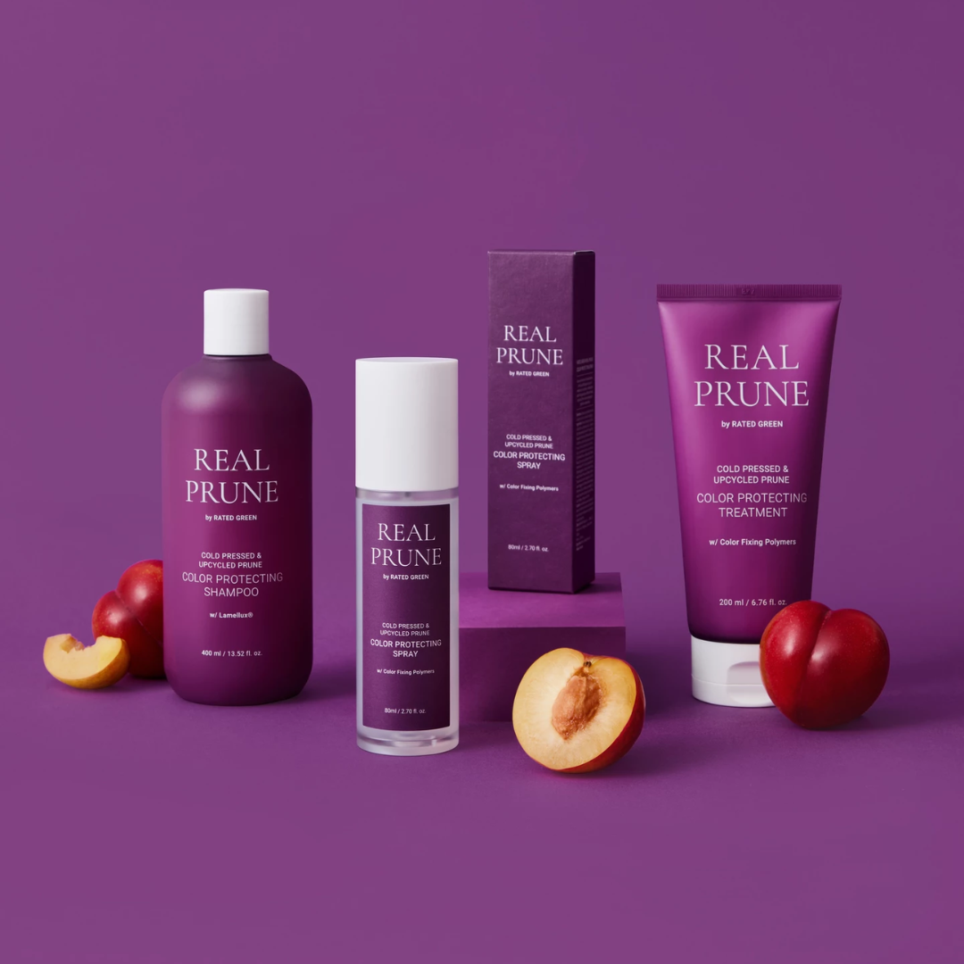 Шампунь захист фарбованого волосся з екстрактом сливи REAL PRUNE Rated Green 400 мл