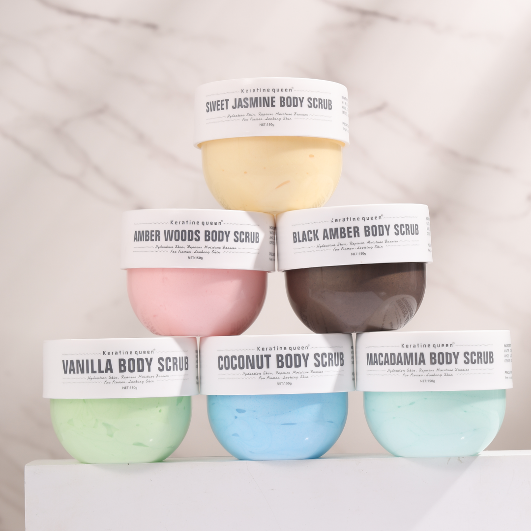 Скраб для тіла "MACADAMIA" Keratine Queen, 150 г