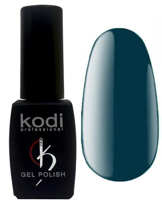 Гель-лак для ногтей Kodi Professional "Aquamarine" №AQ090 Синьо-бірюзовий (емаль) 8 мл