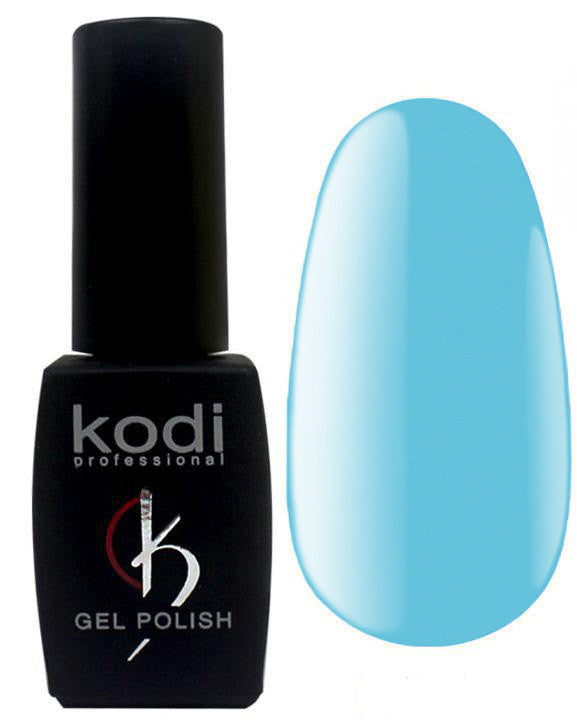 Гель-лак для нігтів Kodi Professional "Blue" №B105 Яскраво-голубий (емаль) 8 мл