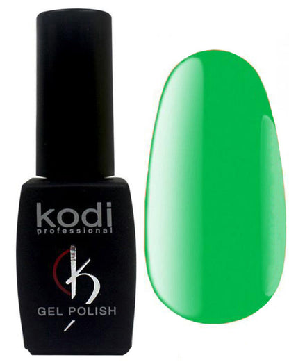 Гель-лак для нігтів Kodi Professional "Bright" №BR130 Неоновий ківі (емаль) 8 мл