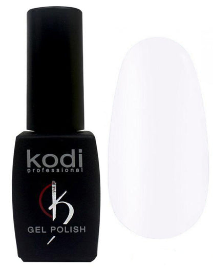 Гель-лак для нігтів Kodi Professional "Black&White" №BW001 Яскраво-білий (емаль) 8 мл