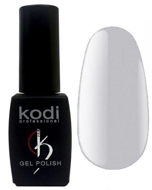 Гель-лак для нігтів Kodi Professional "Black&White" №BW040 Світло-сірий з легким оливковим підтоном (емаль) 8 мл