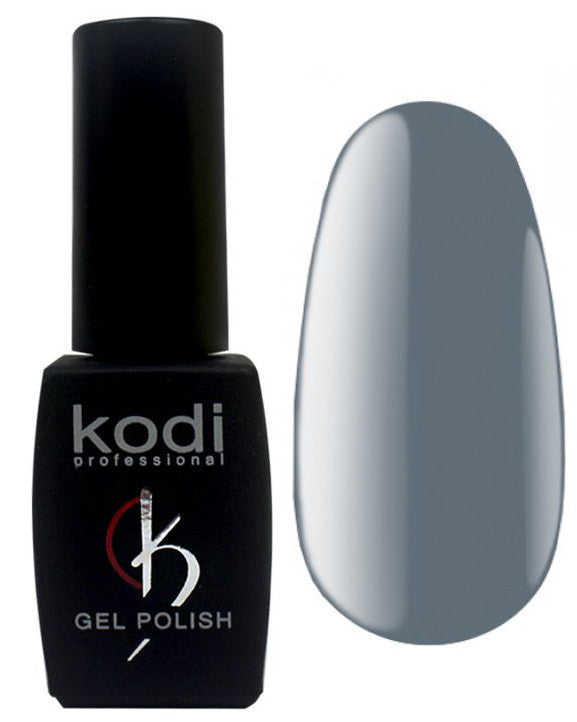 Гель-лак для нігтів Kodi Professional "Black&White" №BW050 Сірий з легким оливковим підтоном (емаль) 8 мл