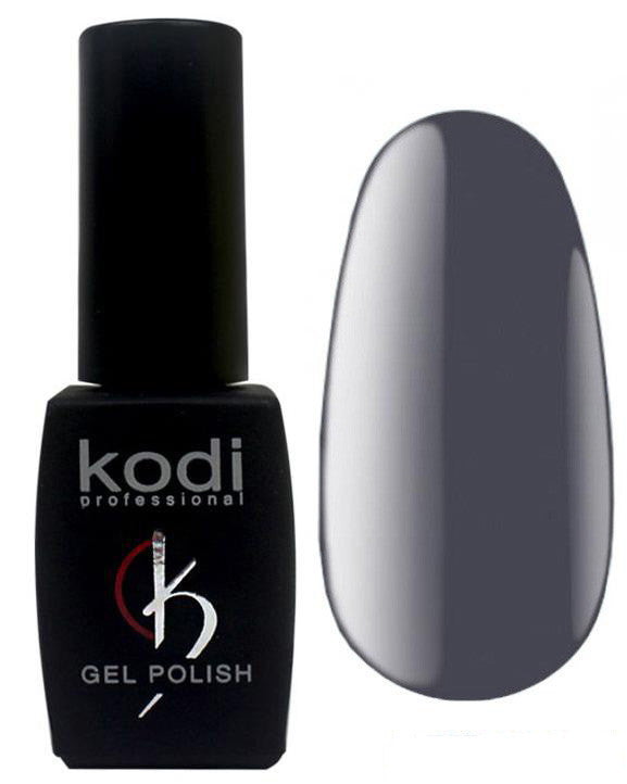 Гель-лак для нігтів Kodi Professional "Black&White" №BW080 Холодний темно-сірий (емаль) 8 мл