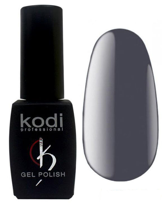Гель-лак для нігтів Kodi Professional "Black&White" №BW080 Холодний темно-сірий (емаль) 8 мл