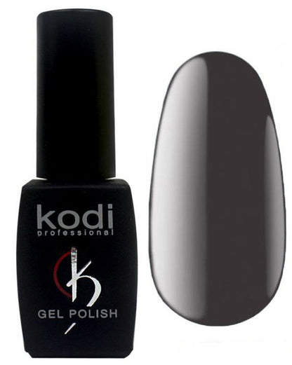 Гель-лак для нігтів Kodi Professional "Black&White" №BW090 Сіро-чорний (емаль) 8 мл