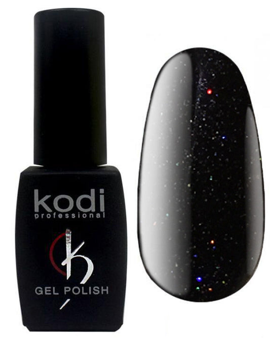 Гель-лак для нігтів Kodi Professional "Black&White" №BW105 Чорний (космос) 8 мл