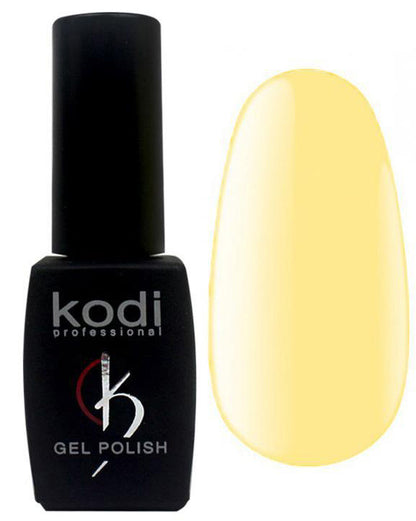 Гель-лак для нігтів Kodi Professional "Green & Yellow" №GY030 Світло-жовтий (емаль) 8 мл