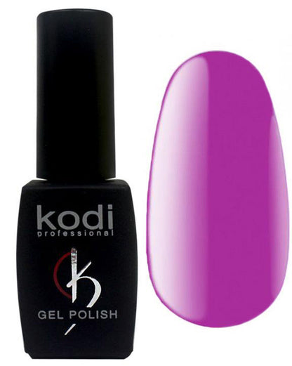 Гель-лак для нігтів Kodi Professional "Lilac" №LC140 Темно-пурпуровий (емаль) 8 мл