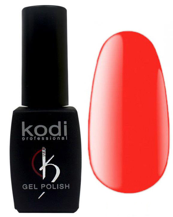 Гель-лак для нігтів Kodi Professional "Red" №R010 Яскраво-червоний (емаль) 8 мл