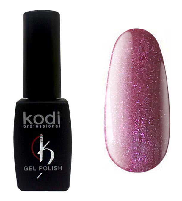 Гель-лак для нігтів Kodi Professional "Violet" №V081 Сливовий з шимером (емаль) 8 мл