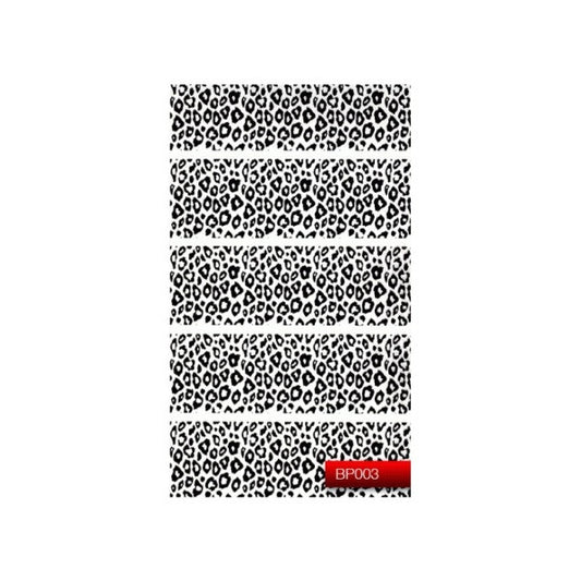 Наклейка для дизайну нігтів Kodi Professional "Black" Nail Art Stickers BP003