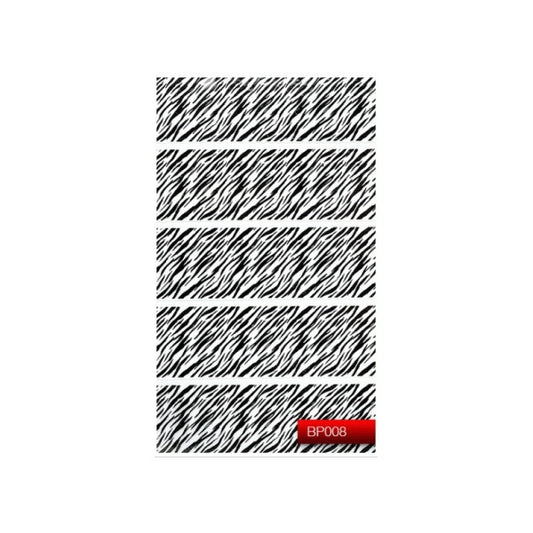 Наклейка для дизайну нігтів Kodi Professional"Black" Nail Art Stickers BP008