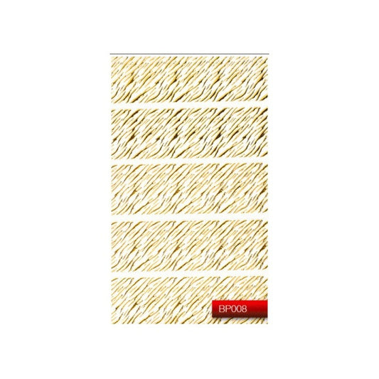 Наклейка для дизайну нігтів Kodi Professional"Gold" Nail Art Stickers BP008
