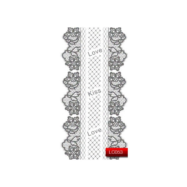Наклейка для дизайну нігтів Kodi Professional"Silver" Nail Art Stickers LC053