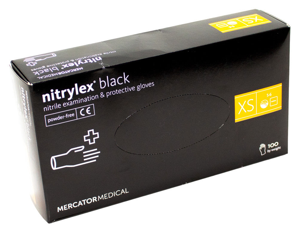 Нитриловые перчатки Nitrylex, (3.7 г.), 100 шт, XS
