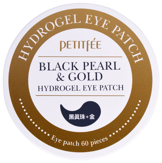 Патчі гідрогелеві під очі Petitfee Black Pearl & Gold 60 шт