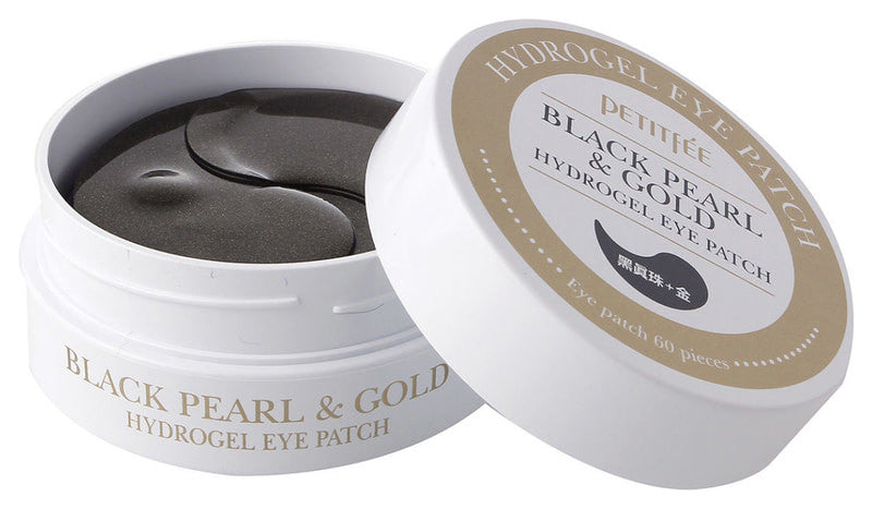Патчі гідрогелеві під очі Petitfee Black Pearl & Gold 60 шт