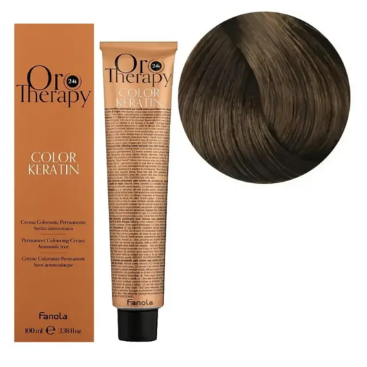Безаміачна крем-фарба для волосся Fanola Oro Therapy №6/0 Intense Dark Blonde 100 мл